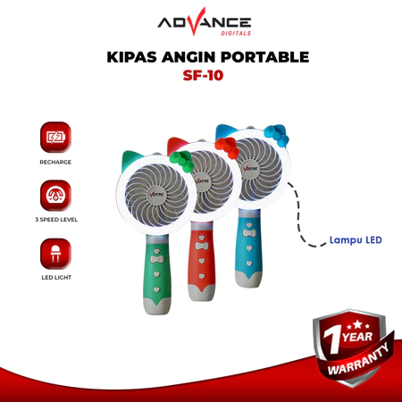 Advance Kipas Angin mini Lampu LED V