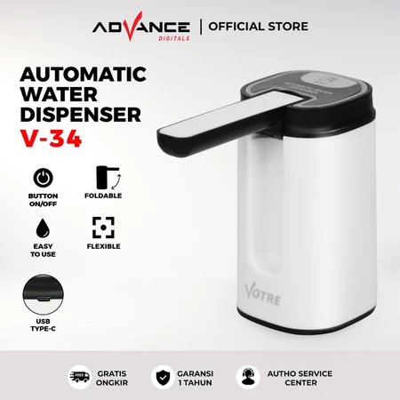 Votre V34 Pompa Air Galon Electrik / Water Dispenser Auto Garansi Resmi 1 Tahun Advance Store