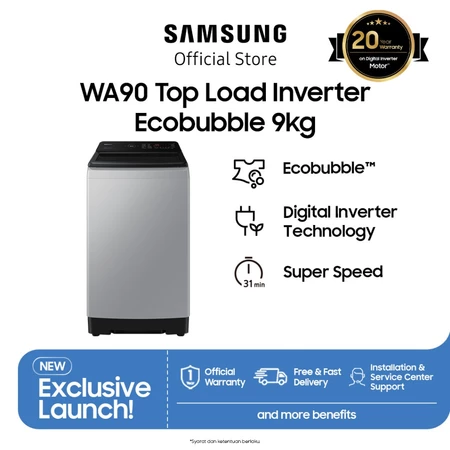 Samsung Mesin Cuci Top Load Inverter