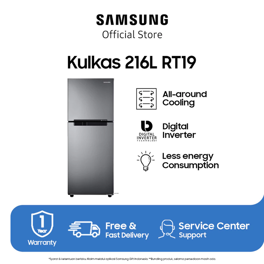 Samsung RT19M300BGS Kulkas Smart Hem
