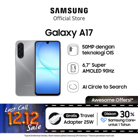 Samsung Galaxy A17 8/128GB - Gray Samsung Official Store