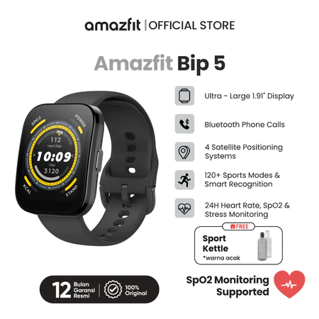 Amazfit Official Bip 5 46mm Smartwat