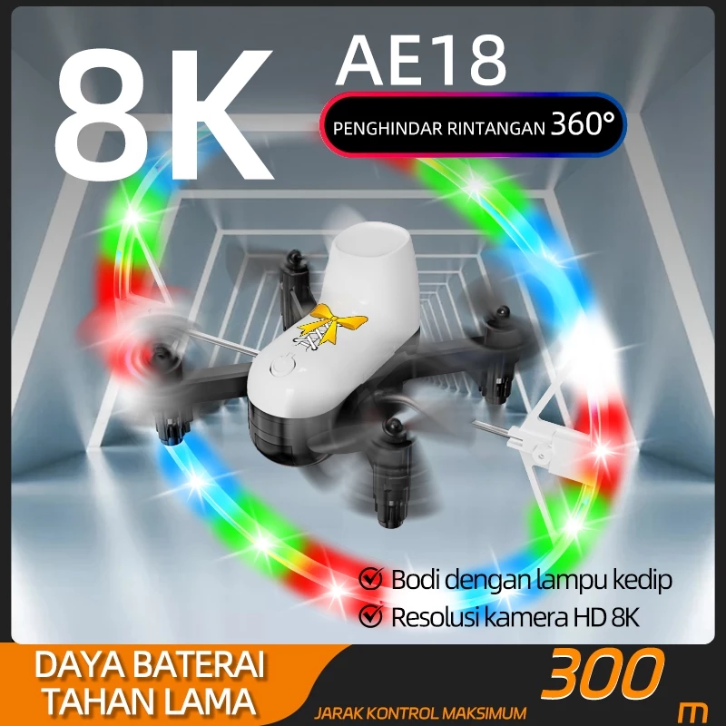 Mini AE18 Drone kamera jarak jauh fo