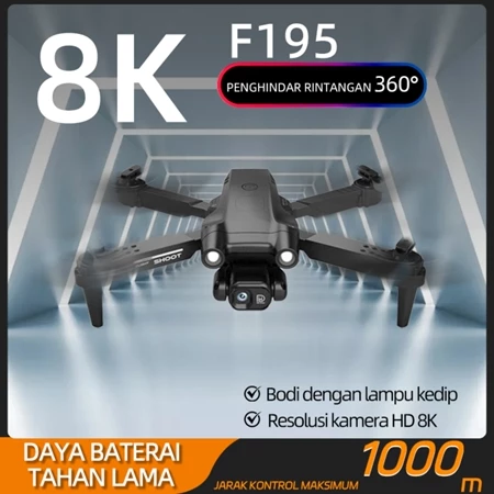 F195 Drone kamera jarak jauh fotogra
