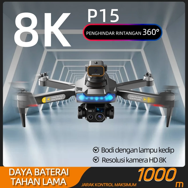 P15 Drone kamera jarak jauh fotograf