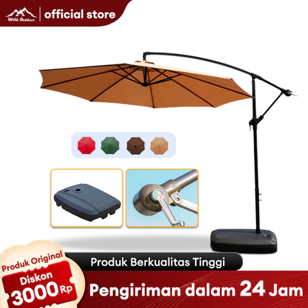 WTHB Outdoor Payung Taman Luar Ruang