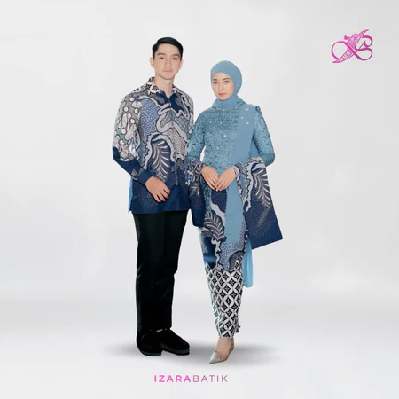 IZARABATIK - Kharisma Denim Set Keba