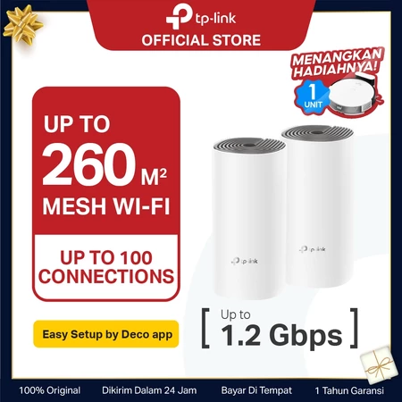 TP-Link Deco E4 | AC1200 Mesh WiFi System | WiFi 5 | Dual Band | Gigabit | Router Access Point TP-Link Official Store