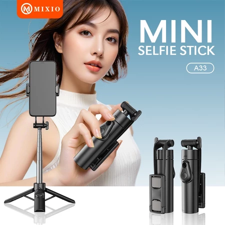 MIXIO - Selfie Stick Q07 Tripod with LED Fill Light Phone Tripod Stand Mixio Official Store