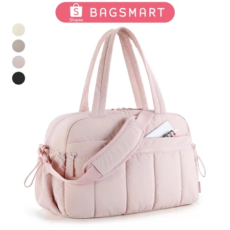 BAGSMART Travel Duffel Gym Bag Carry on Weekender Bags Water Resistant Workout Bag Sports for Women Bagsmart Official Store