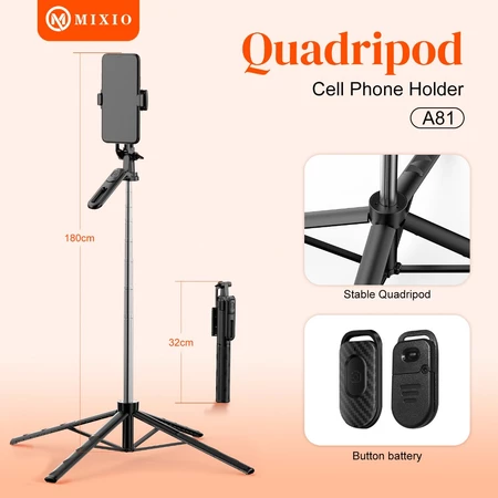 MIXIO A61 Tongsis Bluetooth / Tripod