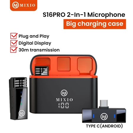 MIXIO S16Pro Mic Wireless Microphone