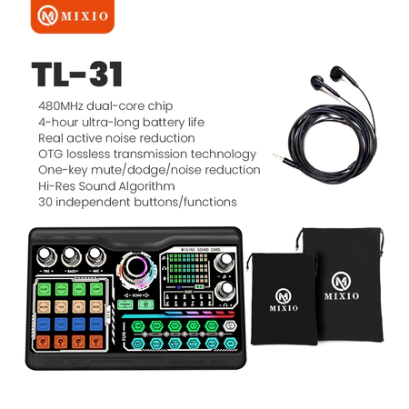 MIXIO TL-31 Premium Soundcard Audio 