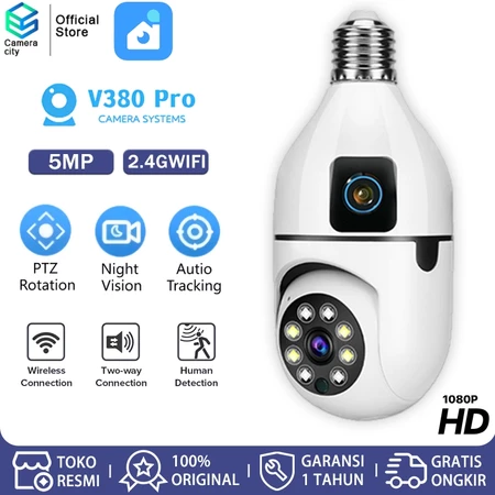 CAMERACITY CCTV OUTDOOR 1080P WIFI & SIM CARD - TANPA WIFI BISA PAKAI SIM KONTROL JARAK JAUH LEWAT HP KAMERA IP HD Tahan Hujan Cameracity Official Store