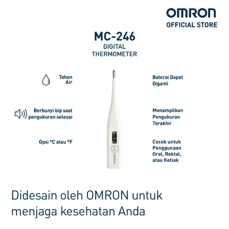 Omron Thermometer Digital MC-246 Cek