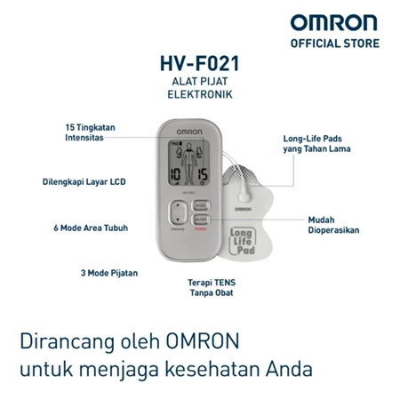 Omron Alat Pijat Elektronik HV-F021 Pulse Massager Omron Official Shop