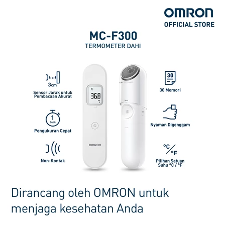 Omron Thermometer Dahi MC-F300 Cek Suhu Dahi Omron Official Shop