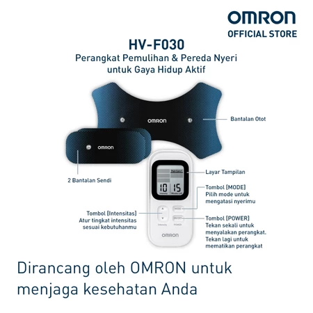 OMRON Sport TENS HV-F030 Alat Pijat Terapi Elektrik Omron Official Shop