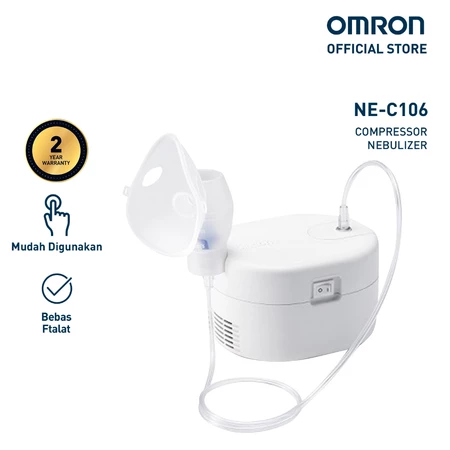 Omron Compressor Nebulizer Tipe NE-C101 NEC-C106 Alat Bantu Pernafasan Handal Omron Official Shop