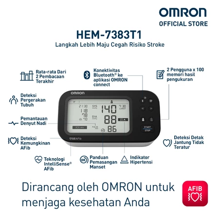 Omron HEM-7383T1 Blood Pressure Monitor Omron Official Store