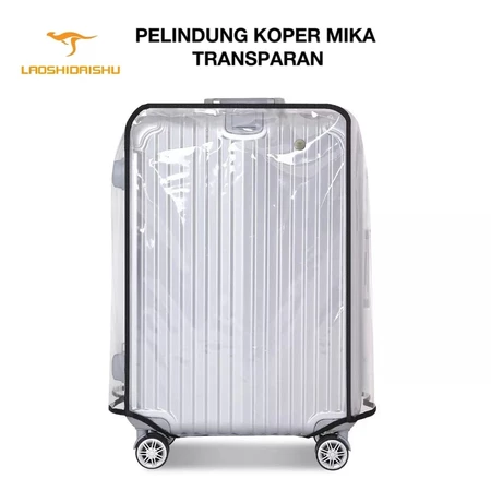 Laoshidaishu Sarung Koper 20  22  24  26  28 Luggage Cover Transparent Sarung Koper Pelindung Tas Mika Transparan Laoshidaishu Official Store