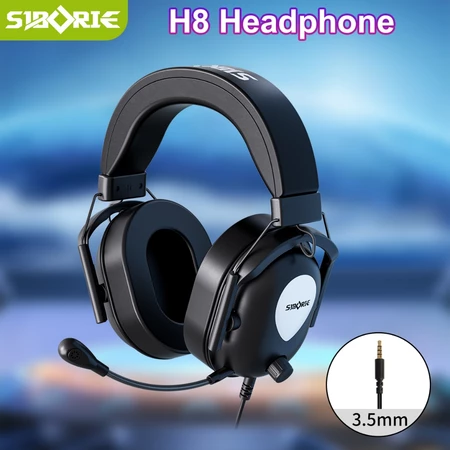 Siborie Headphone H8 berkabel 3.5mm 