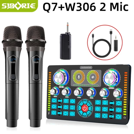 Siborie Q7 Soundcard+ W306 Two Wirel