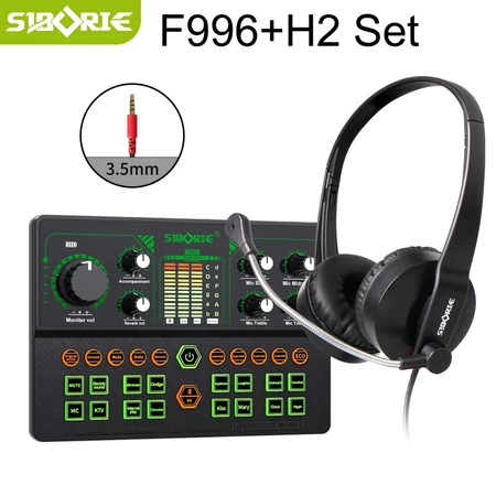 Siborie F996 Soundcard+H2 headphone 