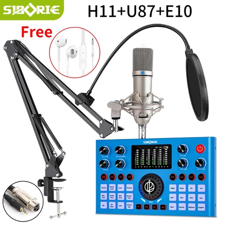 Siborie H11 Sound Card +U87 Mic Set 
