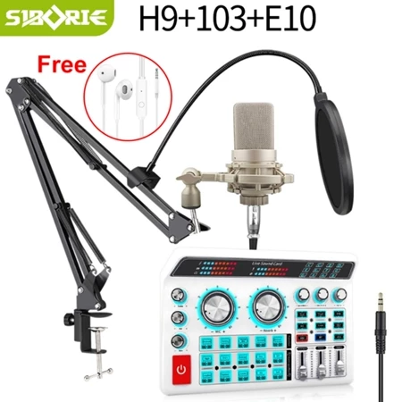 Siborie H9 soundcard + 103 Mic Paket