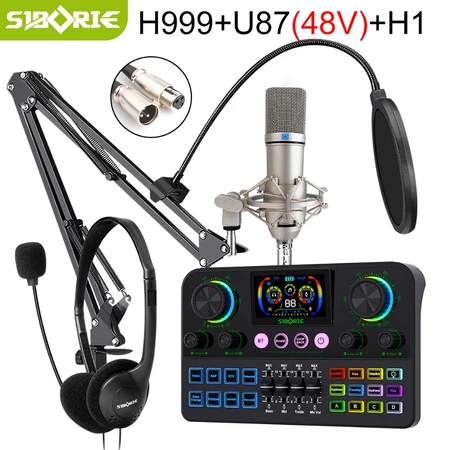 Siborie 48V Sound Card H999+U87-48V 